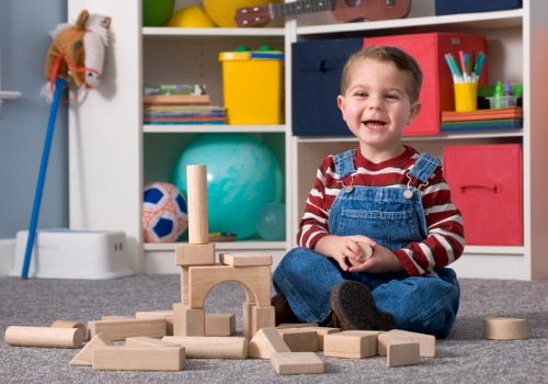 Laughing toddler in Early Childhood Education Peoria IL